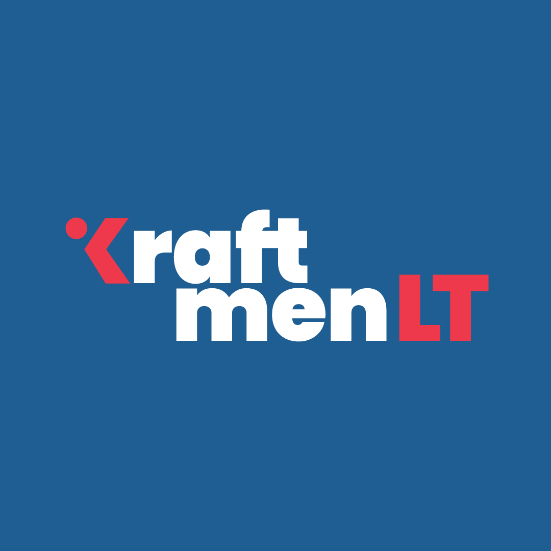 Kraftmen LT logotipo sprendimas