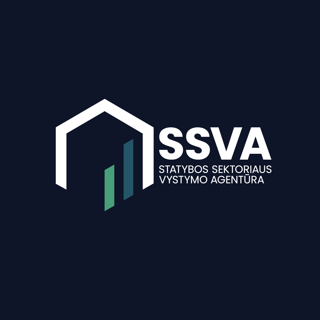 SSVA logotipas su simbolika