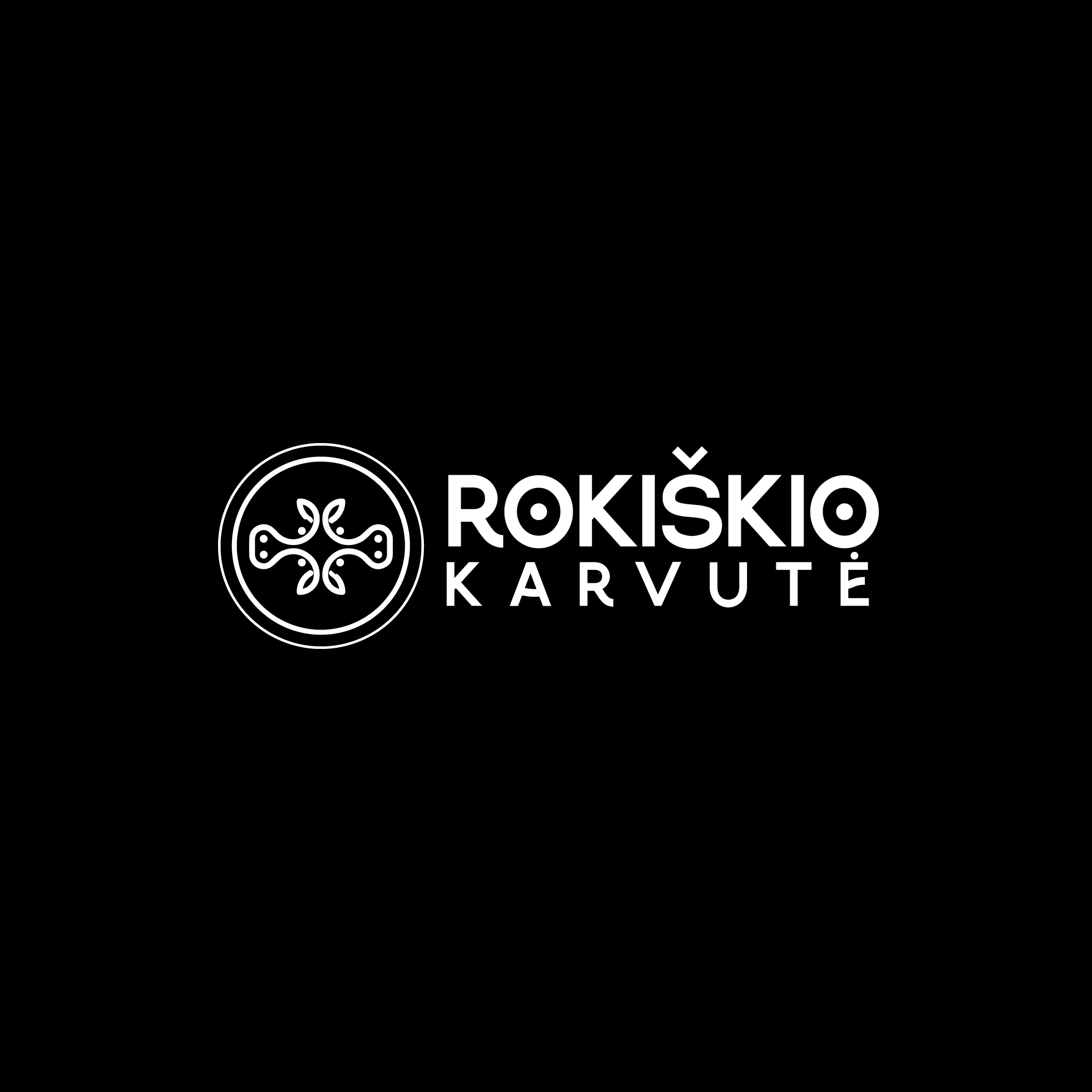 Logotipas su abstrakčia grafika