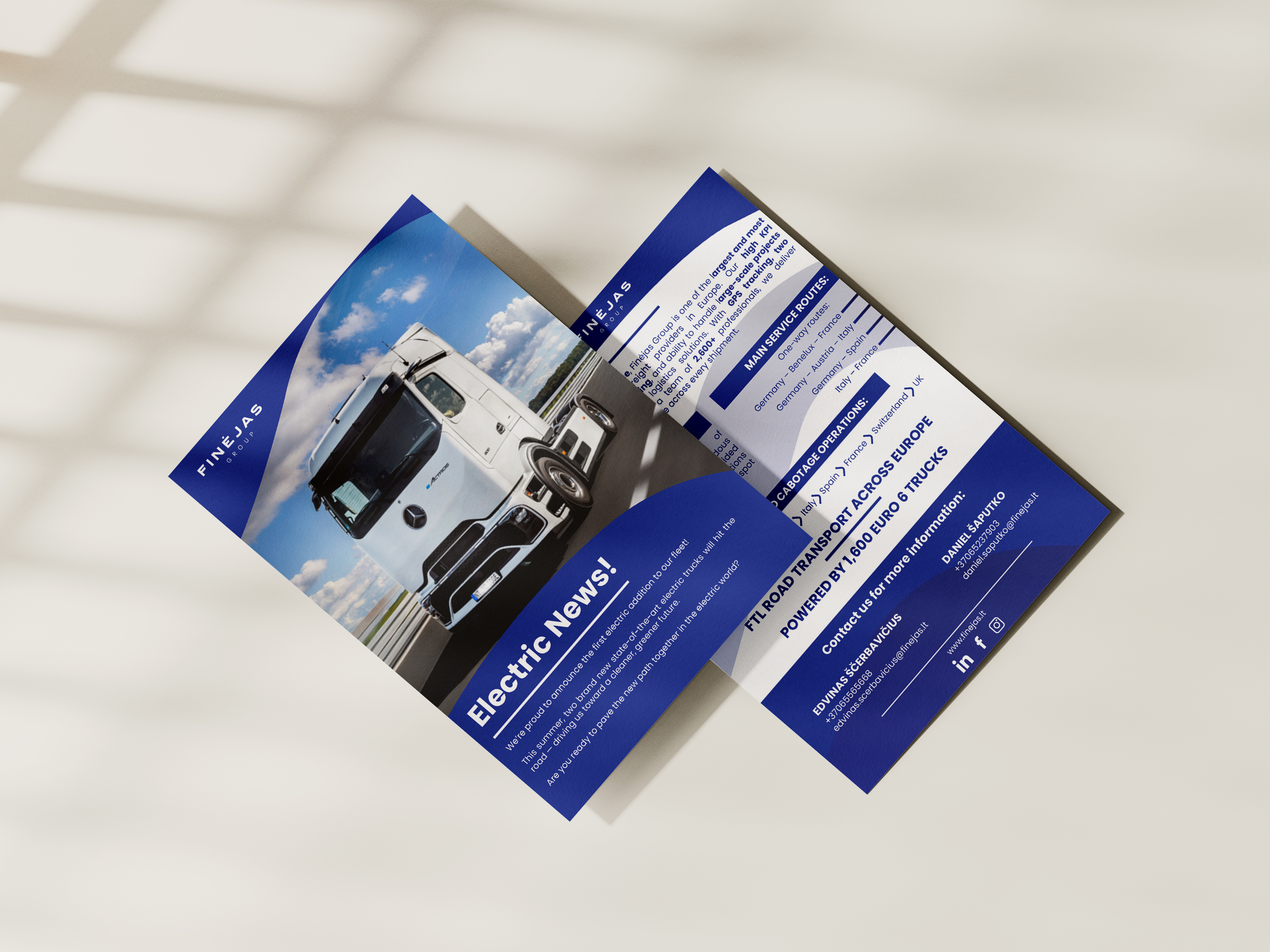 Finėja renginio skrajutės dizainas