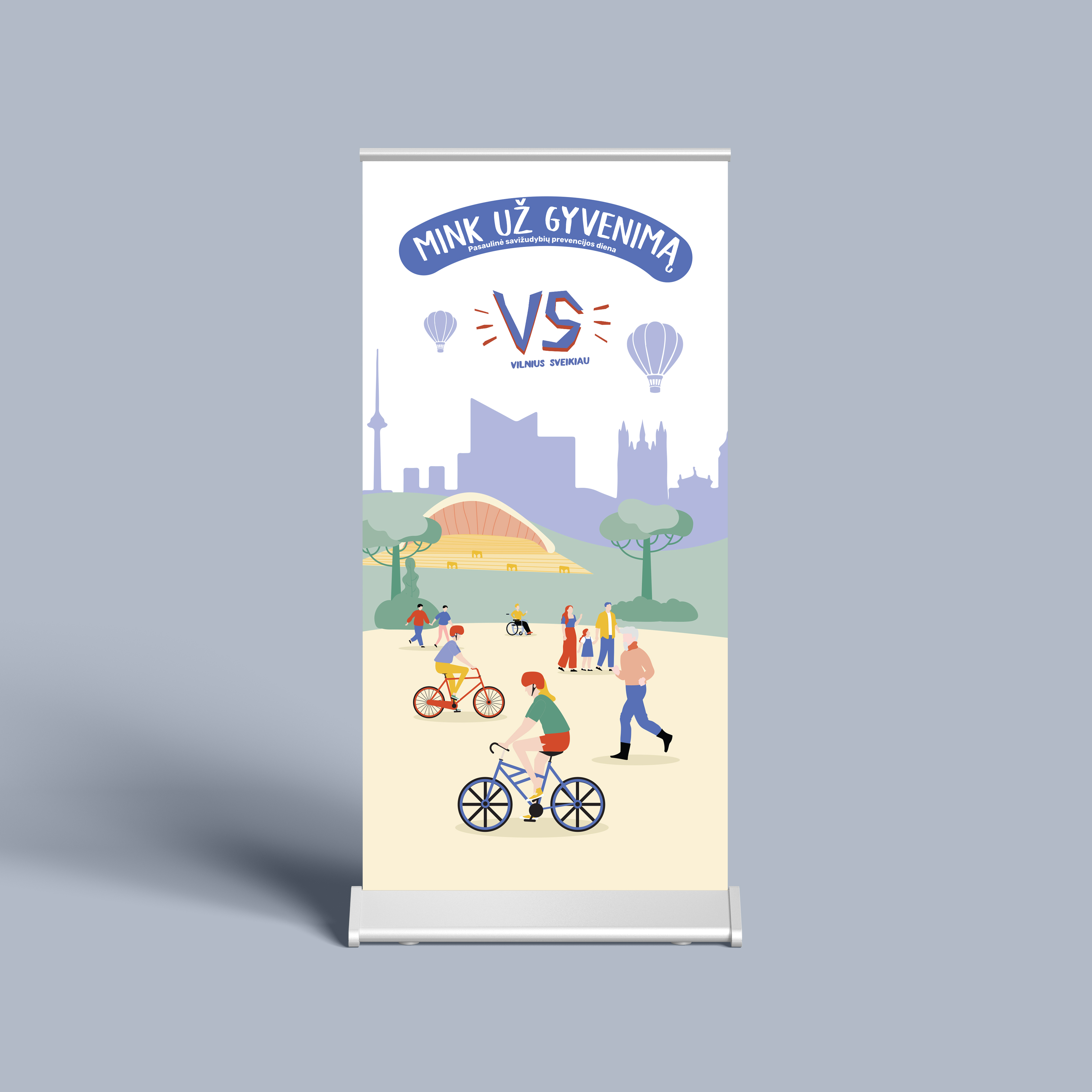 Mink už gyvenimą kampanijos maketas