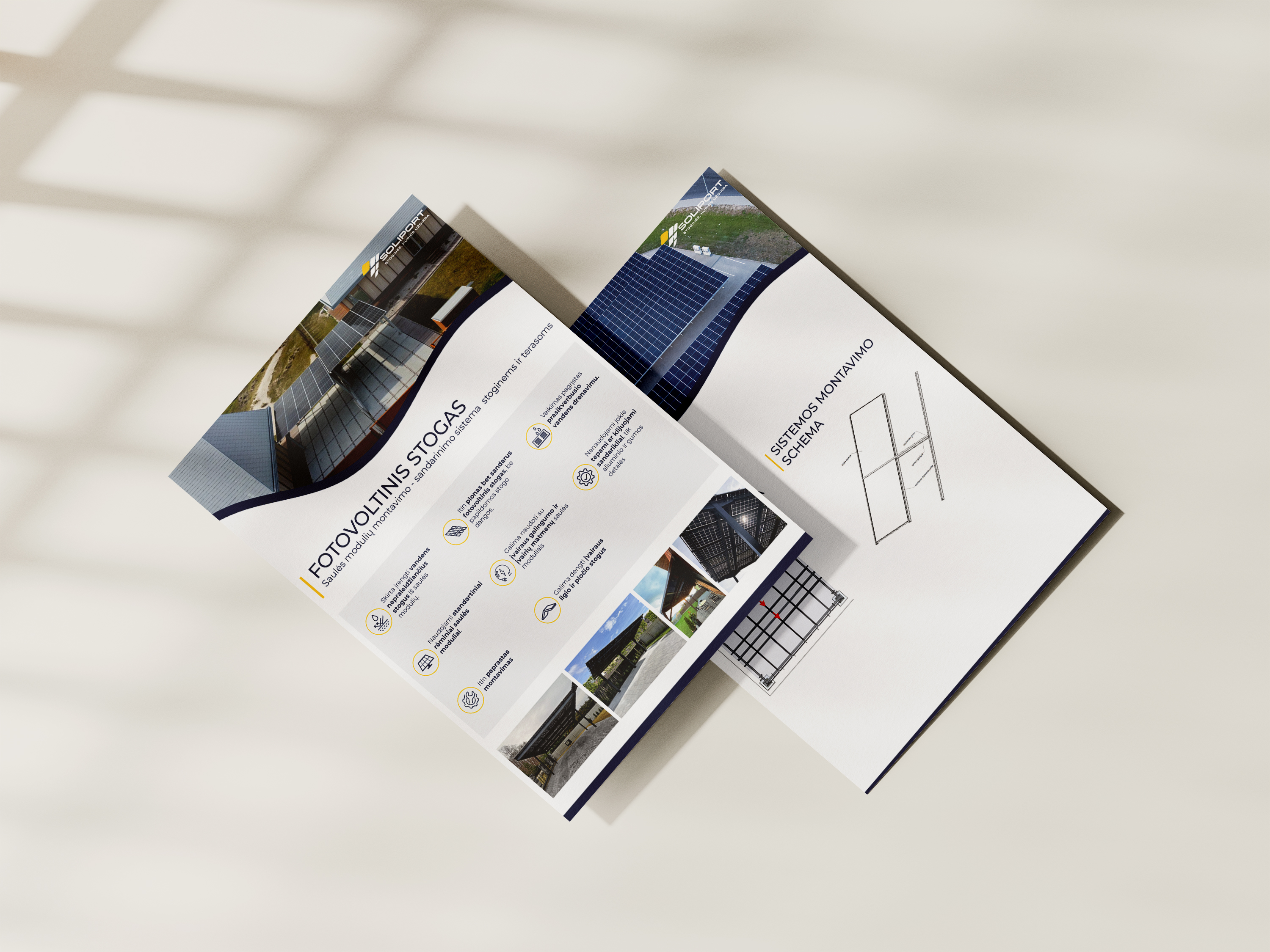 Solipott reklaminio lankstinuko dizainas