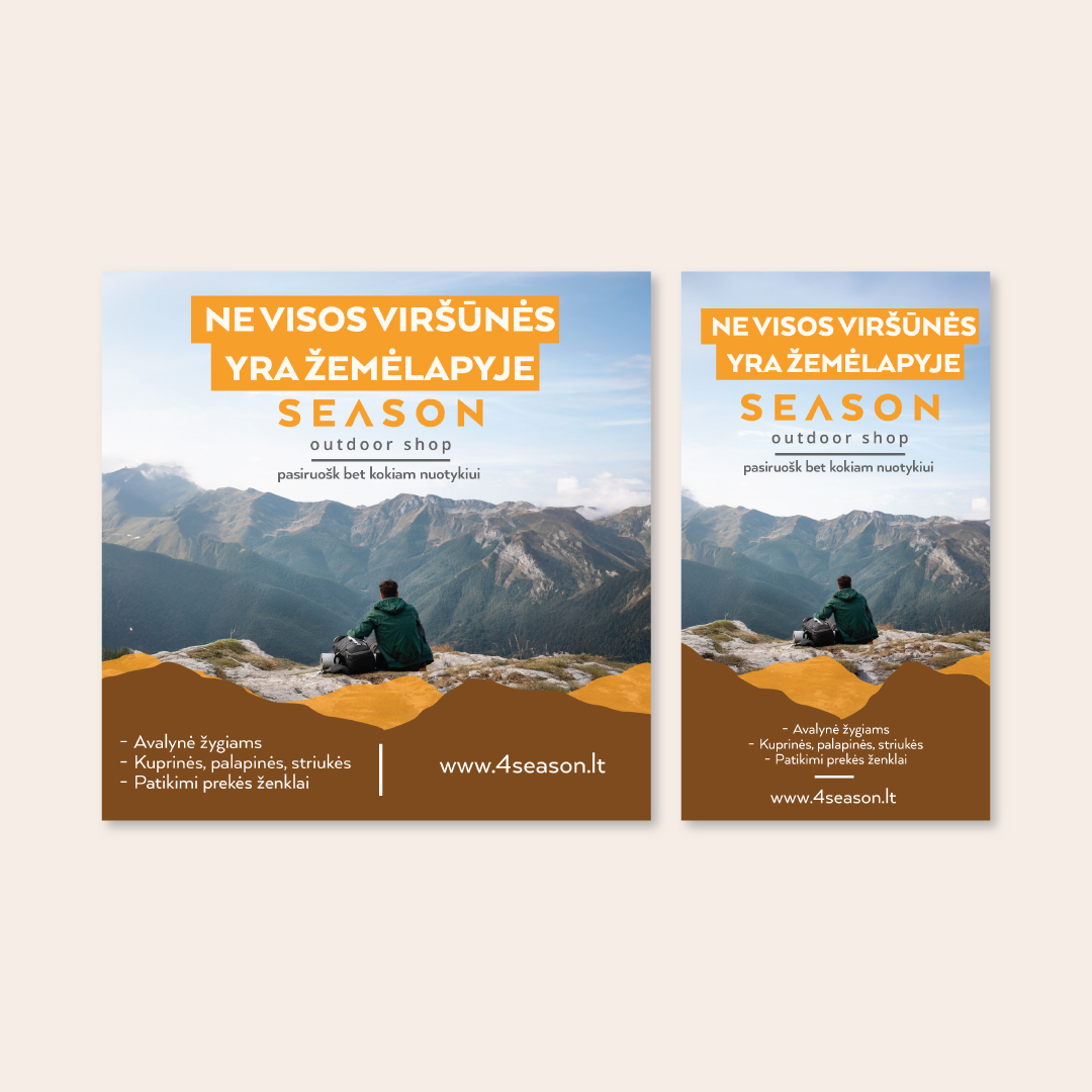 4Season kampanijos pagrindinis baneris