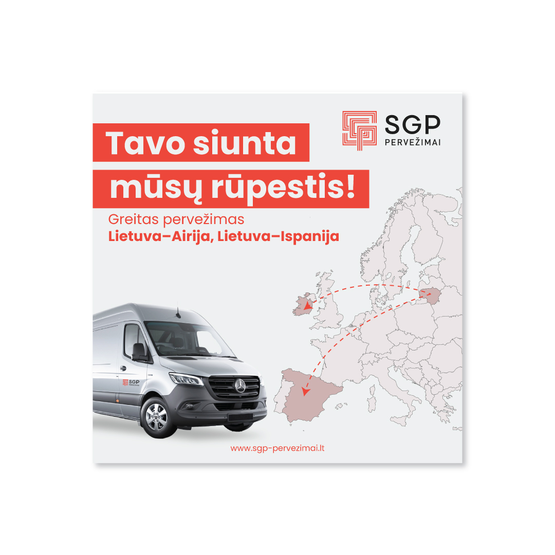 SGP skaitmeninės reklamos baneris