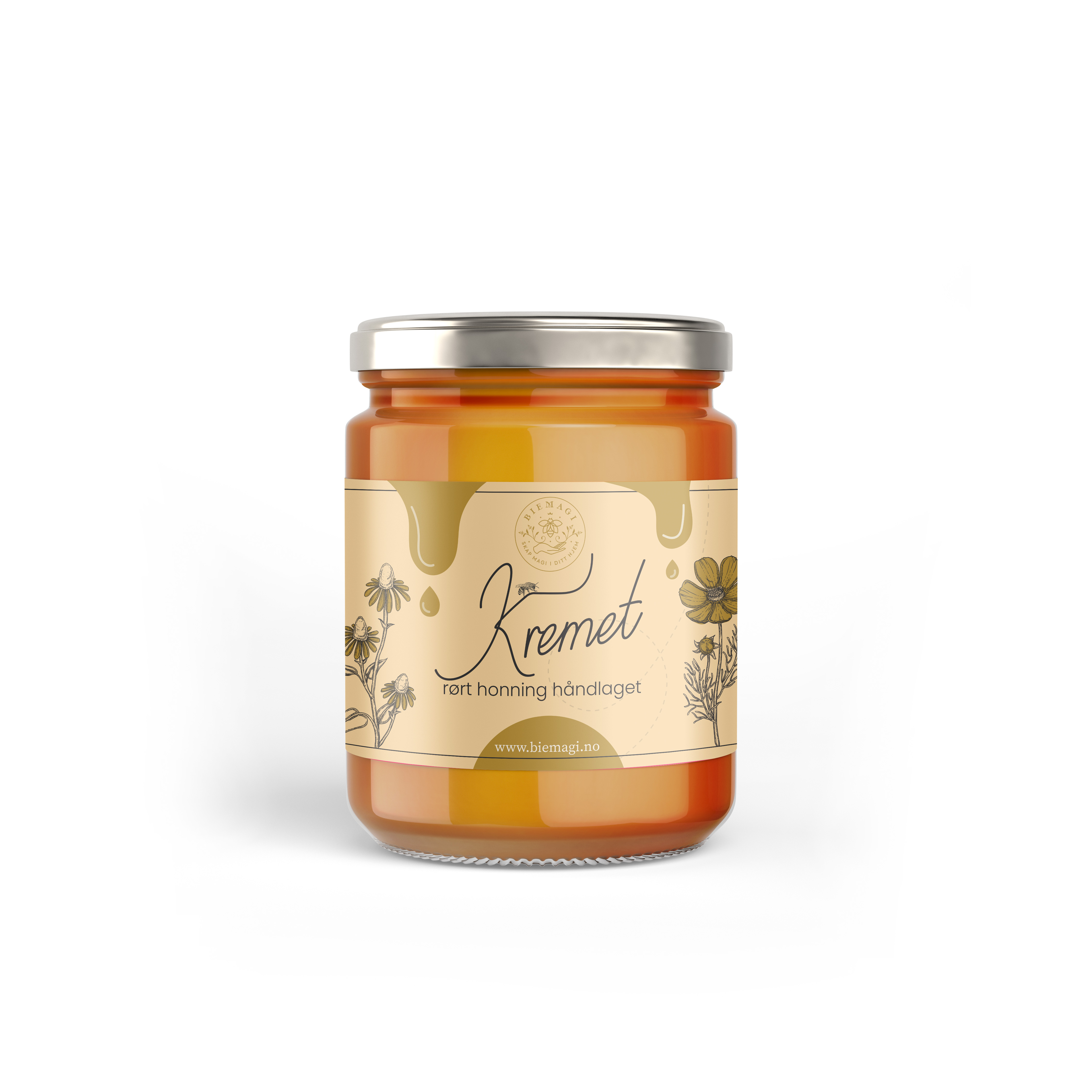 Kreminio deserto pakuotės dizainas